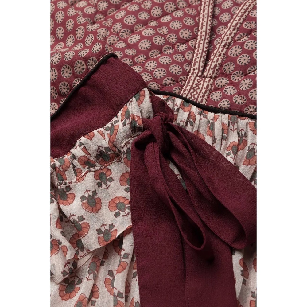 Scotch & Soda Boho Maxi Dress Small Cottagecore Prairie Vintage Inspired - Picture 6 of 16